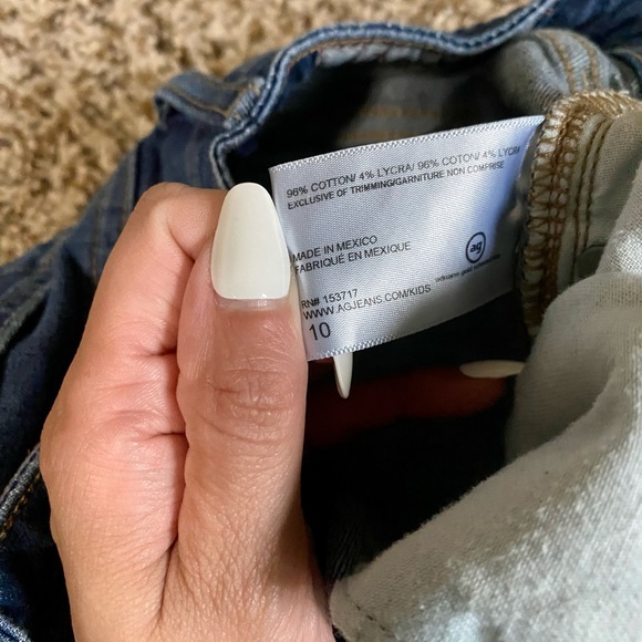 AG Adriano Goldschmied boys slim straight jeans 10 - Picture 6 of 6